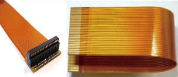 Flexible board with connector