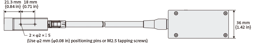 Camera head dimensions